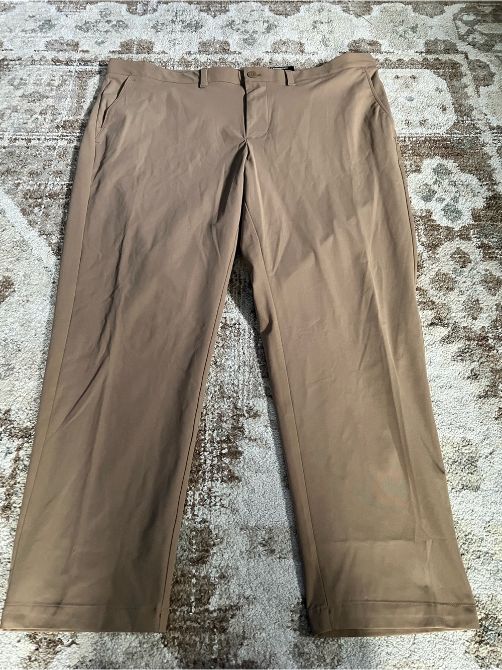 FLX Men's Slim Khaki Chino Pants 46x30